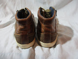 PARC CITY BOOT CO. Brown Leather Sneaker Trainer Boot 9.5 Bootie