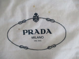 Set TWO 14” PRADA Dust Bag Dustbag Drawstring Cover Travel Storage