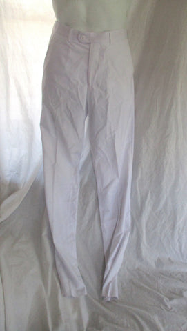 NEW NWT HOUSE OF ST. BENETS Tuxedo Suit PANT 34 WHITE Formal Wedding Mens