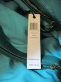 STEVEN STEVE MADDEN Woven Knit CHEVRON Tote Shopper Shoulder Bag AQUA JANDREAS