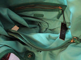 STEVEN STEVE MADDEN Woven Knit CHEVRON Tote Shopper Shoulder Bag AQUA JANDREAS