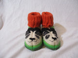 Preschool Toddler Kids GARNET HILL BOILED WOOL PANDA BEAR SLIPPER BOOT8