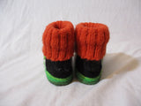 Preschool Toddler Kids GARNET HILL BOILED WOOL PANDA BEAR SLIPPER BOOT8