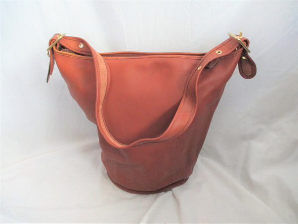 COACH 17998 Soft Leather Hobo Bucket Duffle Shoulder Bag Tote
