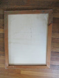 Vintage Original PAPERBOY NEWSPAPER DELIVERY Man Signed ART PAINTING