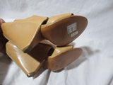 NEW MAISON MARTIN MARGIELA WEDGE SHEATH SANDAL Shoe 36 BEIGE NUDE