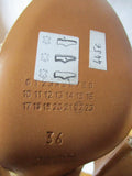 NEW MAISON MARTIN MARGIELA WEDGE SHEATH SANDAL Shoe 36 BEIGE NUDE