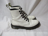 DOC DR. MARTENS LUANA Combat BOOT Shoe AIRWAIR WHITE 8 / 39