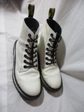 DOC DR. MARTENS LUANA Combat BOOT Shoe AIRWAIR WHITE 8 / 39