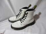DOC DR. MARTENS LUANA Combat BOOT Shoe AIRWAIR WHITE 8 / 39