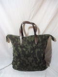 NWT NEW DRIES VAN NOTEN Camo Leather Tote Bag Purse