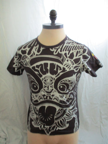 Teen HEA HARDY EVERS TATTOO ART Tee T-Shirt Top M Monster 170/90A