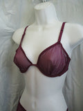 NEW NWT ERES Underwire Sheer Bra Panties Set SEXY 34B / 6 Lingerie