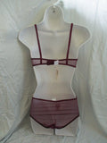 NEW NWT ERES Underwire Sheer Bra Panties Set SEXY 34B / 6 Lingerie