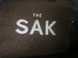 THE SAK Hobo Shoulder Bag Knit Vegan Handbag Purse Hippie Sling BLUE