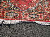 4' x 6' PERSIAN Turkish ORIENTAL ETHNIC AREA Rug Carpet RED FLORAL Mat Fringe