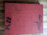 23" Handmade Painted RUSSIA Wood Primitive Shelf Shadow Box Case RED Organizer