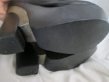 Womens JEFFREY CAMPBELL PLATFORM WEDGE High Heel Shoes 9 BLACK Stripe