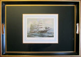 ASPREY & COMPANY LADY CLARE Macquarie SERVING PLATTER TRAY Boat Ship NAUTICAL