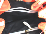 NWT NEW PIERRE HARDY BACKPACK RUCKSACK Bag NEON ORANGE PINK GREY