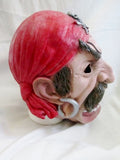 Adult PIRATE MASK HALLOWEEN Party Disguise Scary Eye Patch Skull Crossbones Cosplay Moustache