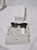 CHRISTIAN DIOR ITALY LES MARQUISES Cat's Eye SUNGLASSES BLACK
