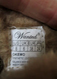 Womens WANTED OKEMO Sherpa Mukluk Vegan Lined Winter Boot BROWN 8