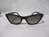 CHRISTIAN DIOR ITALY LES MARQUISES Cat's Eye SUNGLASSES BLACK