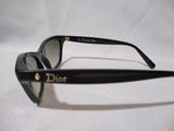 CHRISTIAN DIOR ITALY LES MARQUISES Cat's Eye SUNGLASSES BLACK