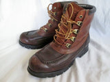 Mens RALPH LAUREN POLO SPORT Leather Boot Trail Hiking Trek BROWN 12D Waterproof