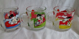 Set 1978 Vtg Garfield Odie McDonalds Glass Coffee Cup Mug Jim Davis COMIC