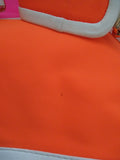 NWT NEW PIERRE HARDY BACKPACK RUCKSACK Bag NEON ORANGE PINK GREY