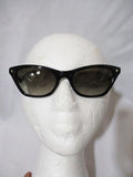 CHRISTIAN DIOR ITALY LES MARQUISES Cat's Eye SUNGLASSES BLACK