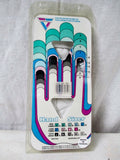 NEW Womens SARANAC Leather Workout Core Fitness Gloves WHITE PINK L