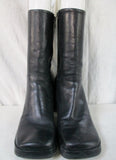 Womens ENZO ANGIOLINI LODES Leather Ankle BOOTS Shoe BLACK 6 Booties