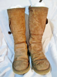Womens UGG AUSTRALIA 5195 RETRO CARGO Shearling BOOT 7 BROWN CHOCOLATE