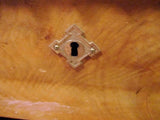 Vintage H & K ANTIQUES Antique DESK WOOD Brown Drawer