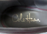 Womens COLE HAAN Leather Pump High Heel Shoe 7.5 BROWN Steampunk NIKE AIR