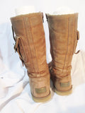 Womens UGG AUSTRALIA 5195 RETRO CARGO Shearling BOOT 7 BROWN CHOCOLATE