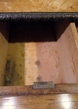 Vintage H & K ANTIQUES Antique DESK WOOD Brown Drawer