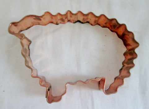 MARTHA STEWART SHEEP ANIMAL COPPER Cookie Cutter Mold Baking Pastry Chef