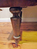 Vintage H & K ANTIQUES Antique DESK WOOD Brown Drawer