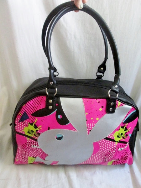 Vintage top Playboy Bunny Bowling Travel Duffel Gym Tote Shoulder Pink Bunny Hearts