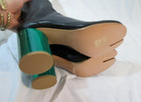 NEW MAISON MARTIN MARGIELA PARIS Split Toe Bootie Boot 36 6 BLACK Leather Womens