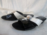 NEW Womens SOFT STYLE HUSH PUPPIES Slides Mules Sandals 6.5 TAN BLACK