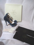 NEW CHARLOTTE OLYMPIA DOLORES High HEEL Pump Shoe Platform NWT ELECTRIC BLUE 36.5