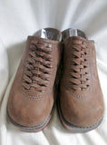 Womens PRIMA ROYALE Woven Leather Clogs Shoes Slip-On Mules BROWN 10 Hippie Boho