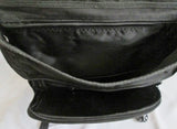 THE NORTH FACE Travel Book Bag Canvas Crossbody Messenger BLACK Man Purse Pockets