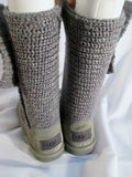 Girls Youth UGG AUSTRALIA 5649 CLASSIC CARDY KNIT Sweater BOOTS Shoes GRAY 3