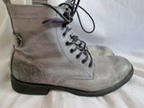 Mens CALVIN KLEIN JEANS HEWITT 2 Leather Chukka BOOTS Shoes GRAY 9.5 Combat